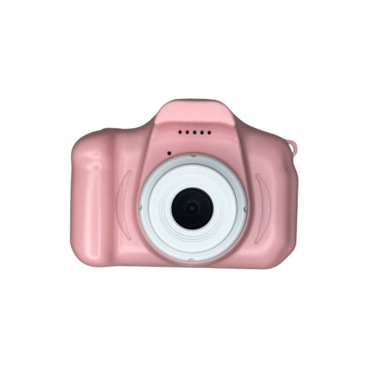 Cámara para niños rosa vista frontal